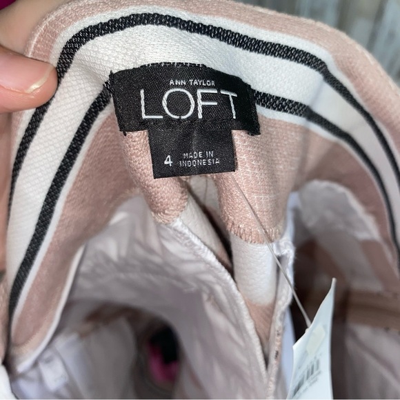 NWT Loft Cotton Striped Shorts - Picture 6 of 7